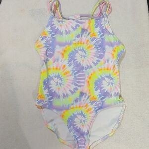 Kids Tie-Dye One Piece Swimsuit